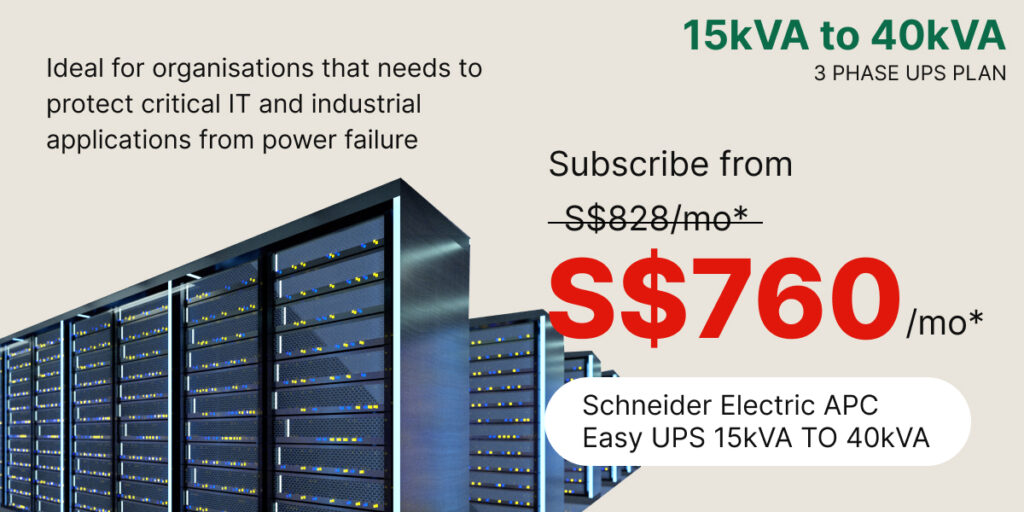 3 Phase UPS Plan