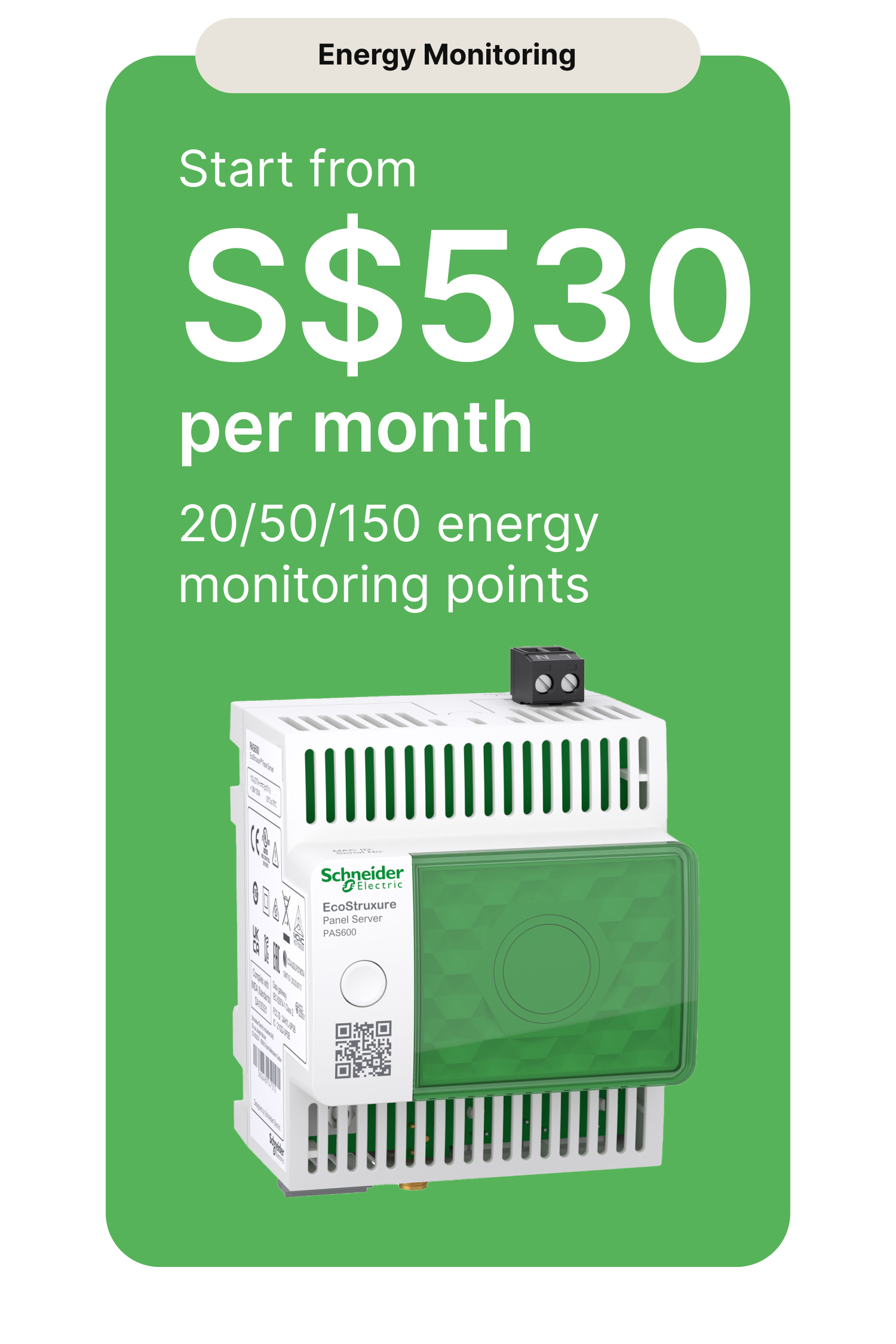 Energy Monitoring Subscription Plan